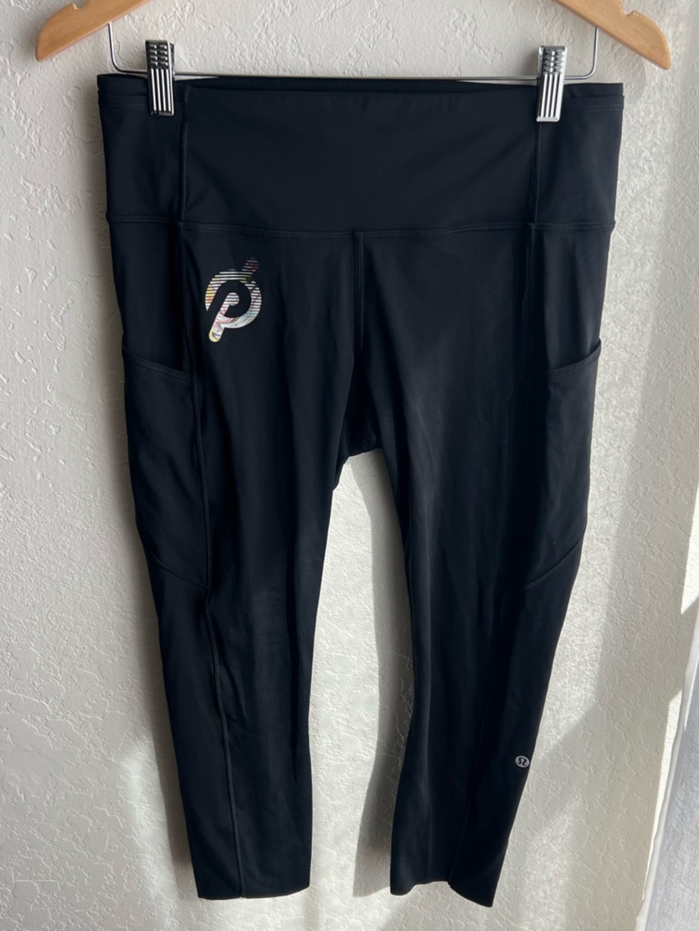 Peloton x Lululemon Black Leggings with Pockets